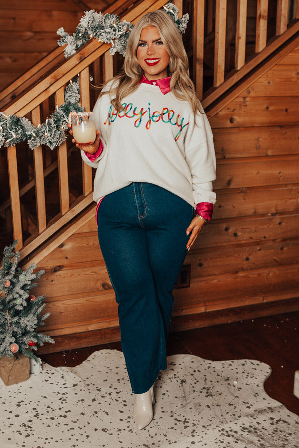 A Holly Jolly Christmas Knit Sweater Curves