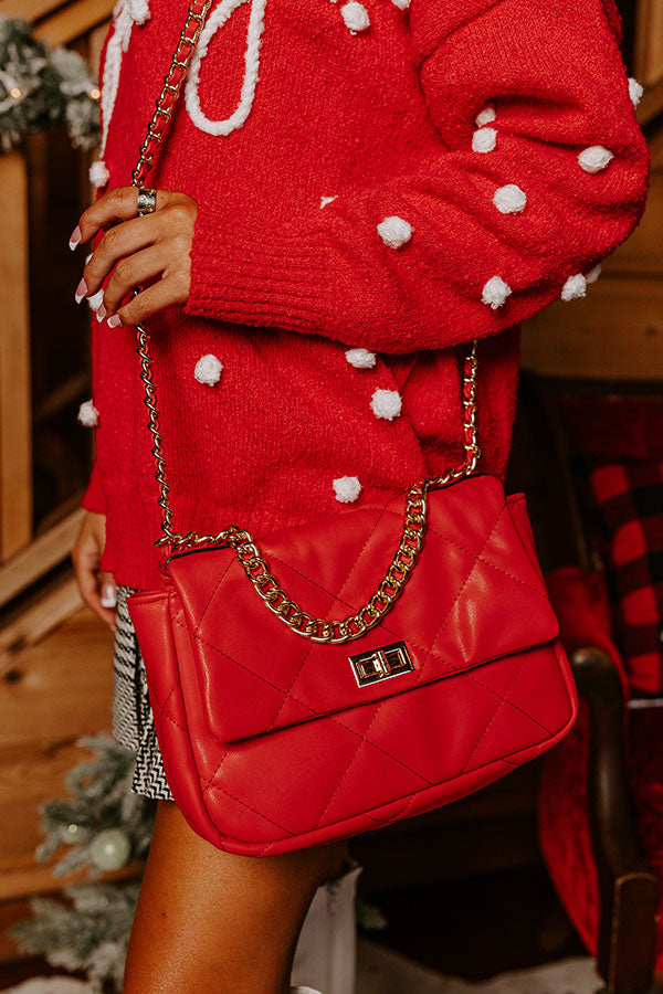 Ethereal Elegance Faux Leather Crossbody Image - 1