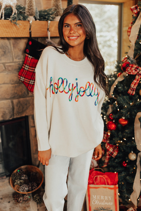 Holly Jolly Pullover Sweater main image 0