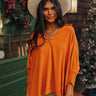 Luxe Lane Shift Top In Pumpkin Image - 1