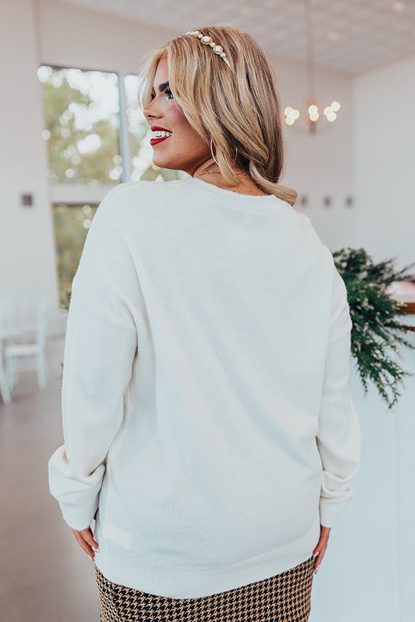 Holiday Queen Tinsel Sweater Curves Image - 4