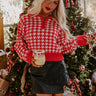 On The Way Houndstooth Sweater Image - 1