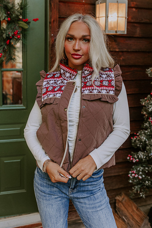 Alpine Escape Quilted Vest Image - 2