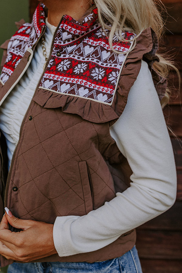 Alpine Escape Quilted Vest Image - 3