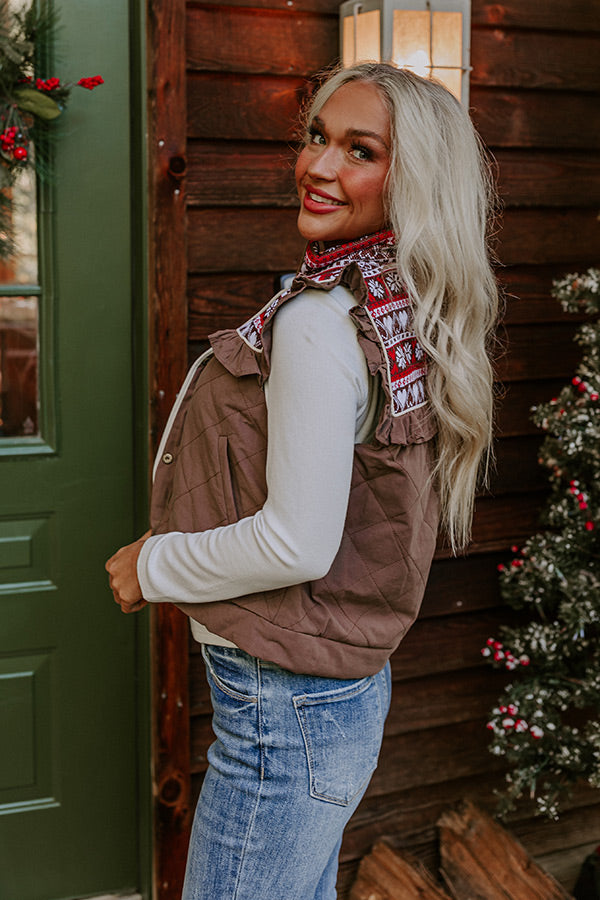 Alpine Escape Quilted Vest Image - 4