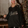 Cheers Beaded Sweater Image - 1