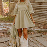 Lovely Tokens Mini Tunic Dress In Sage Image - 1