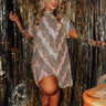 Celebration State Of Mind Sequin Mini Dress Curves Image - 1