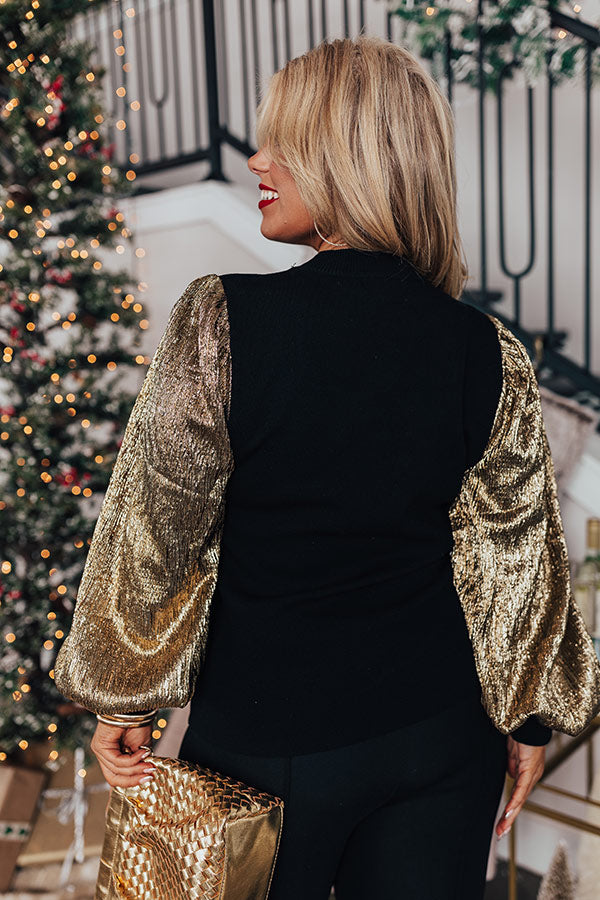 Date Night Darling Sweater Top Curves Image - 5