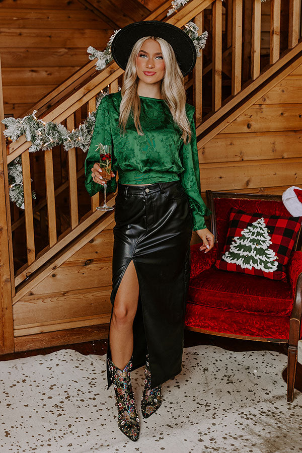 Pair With A Smile Satin Top Image - 5