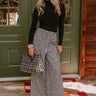 Comfy Glam High Waist Tweed Pants Image - 1
