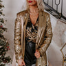 Ethereal Elegance Metallic Blazer Image - 1