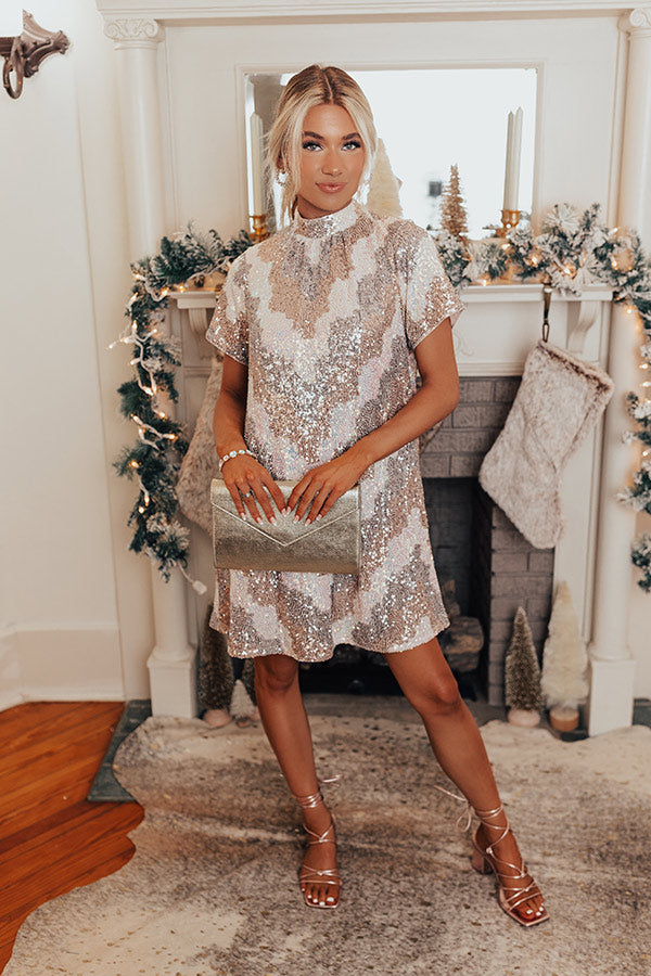 Celebration State Of Mind Sequin Mini Dress Image - 1
