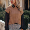 Meet Your Destiny Knit Top In Iced Mocha Image - 1