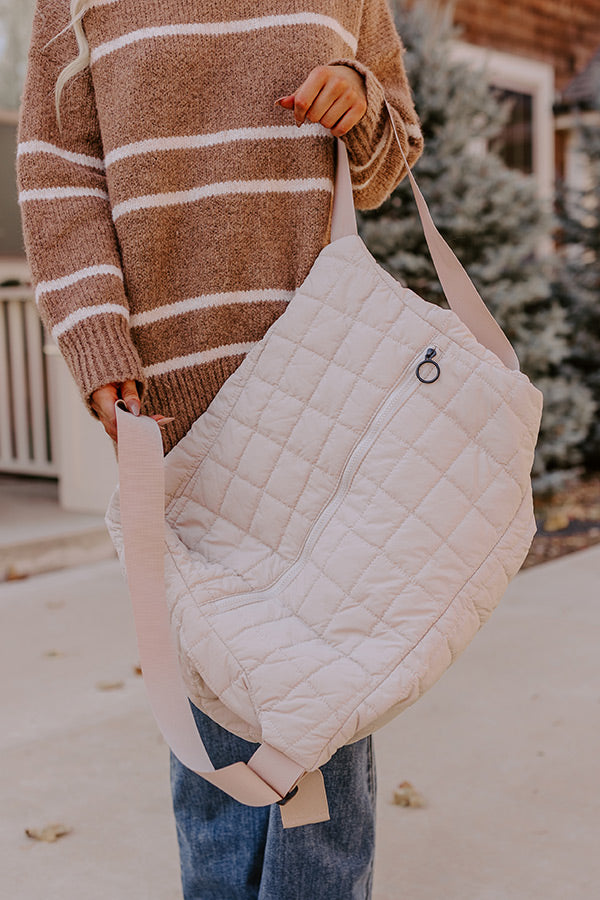 Aim Higher Puffer Tote Image - 2