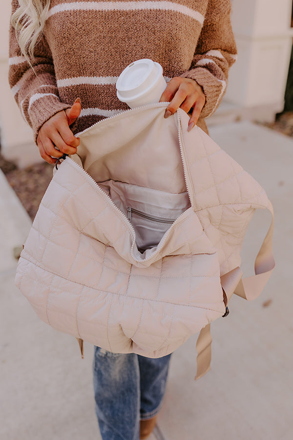 Aim Higher Puffer Tote Image - 4