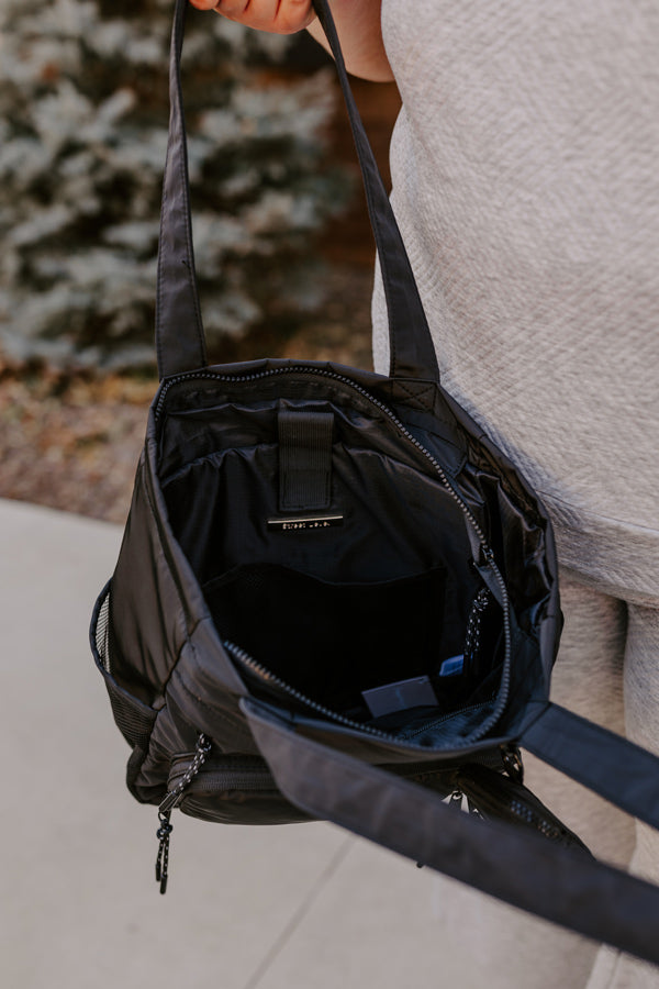 Tomorrow Is A New Day Tote In Black Image - 4