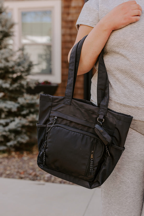 Tomorrow Is A New Day Tote In Black Image - 5