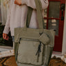 Tomorrow Is A New Day Tote In Sage Image - 1
