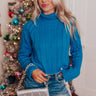 Wide Open Spaces Knit Sweater In Ocean Blue Image - 1