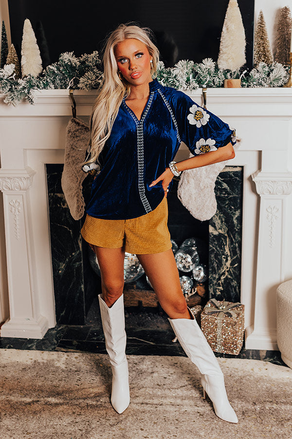 Pursuit Of Happiness Velvet Top Image - 2