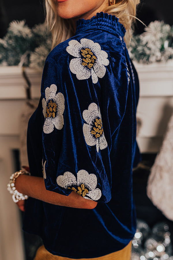 Pursuit Of Happiness Velvet Top Image - 4