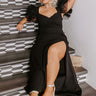 Yes To Forever Maxi Dress in Black Curves Image - 1
