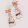 Toast To The Bride Earrings In Silver Image - 1