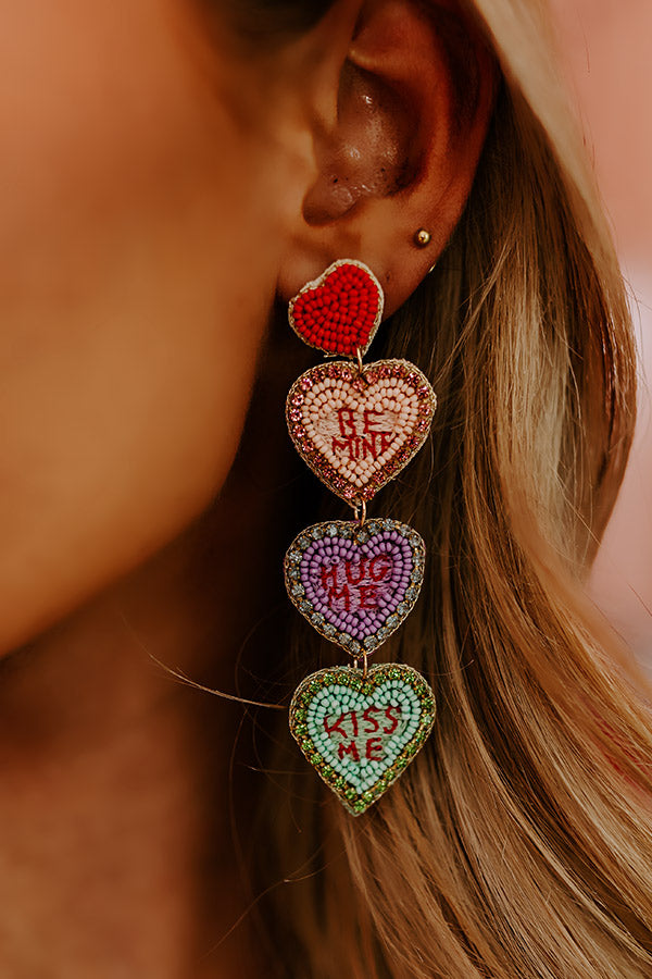 Sweethearts Beaded Earrings • Impressions Online Boutique