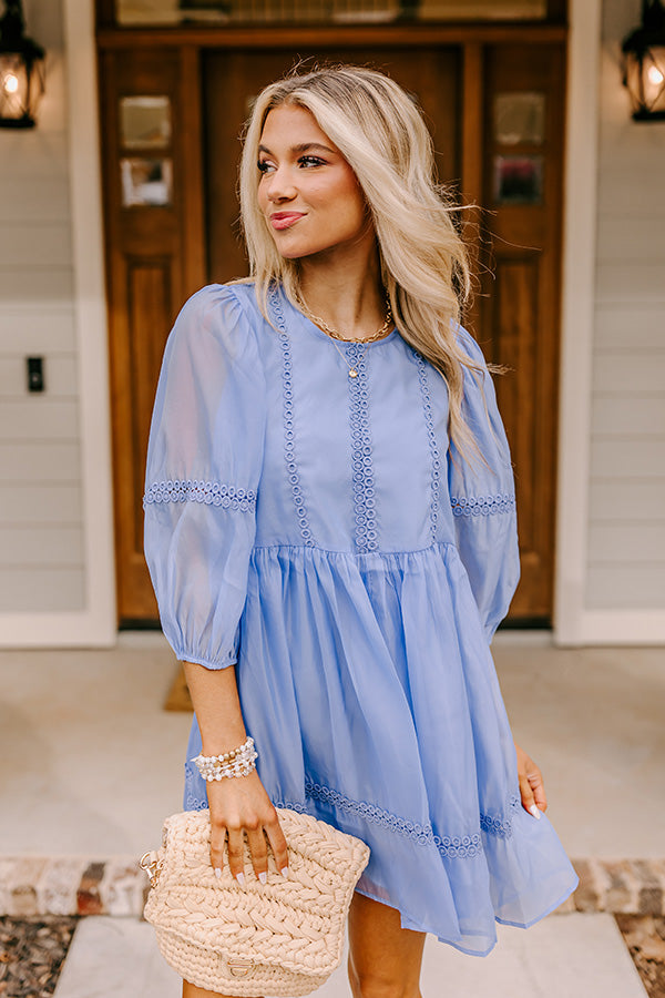 Visions of You Embroidered Mini Dress Image - 5