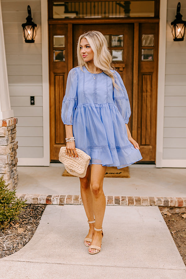 Visions of You Embroidered Mini Dress Image - 4