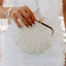 Endless Love Pearl Embellished Clutch Image - 1
