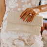 The Perfect Day Pearl Embellished Clutch Image - 1