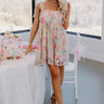 Twilight Blush Embroidered Mini Dress Image - 1