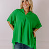 City Escape Shift Top in Kelly Green Curves Image - 1