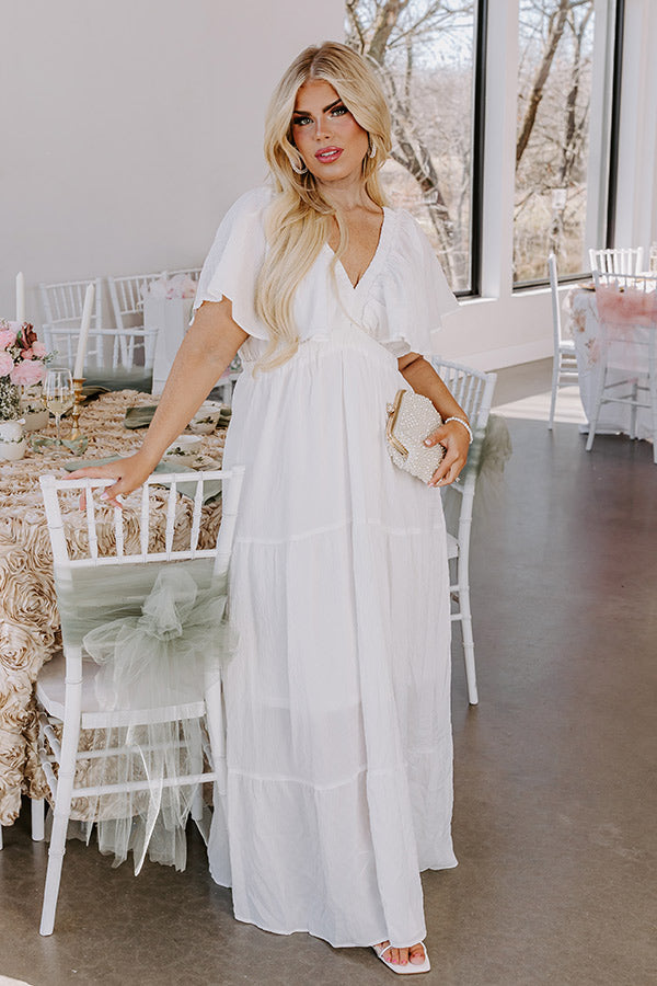 On The PR List Maxi in White Curves