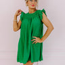 Saltwater Sunrise Shift Dress In Green Image - 1