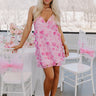 Flower Bomb Mini Dress in Pink Image - 1