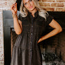 Kaleidoscope Ways Mineral Wash Mini Dress In Black Image - 1