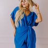 Possible Romance Mini Dress in Royal Blue Curves Image - 1