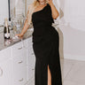 Glamour Girl Glitter Maxi Dress Curves Image - 1
