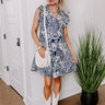 Hello Lovely Floral Dress In Navy Image - 1