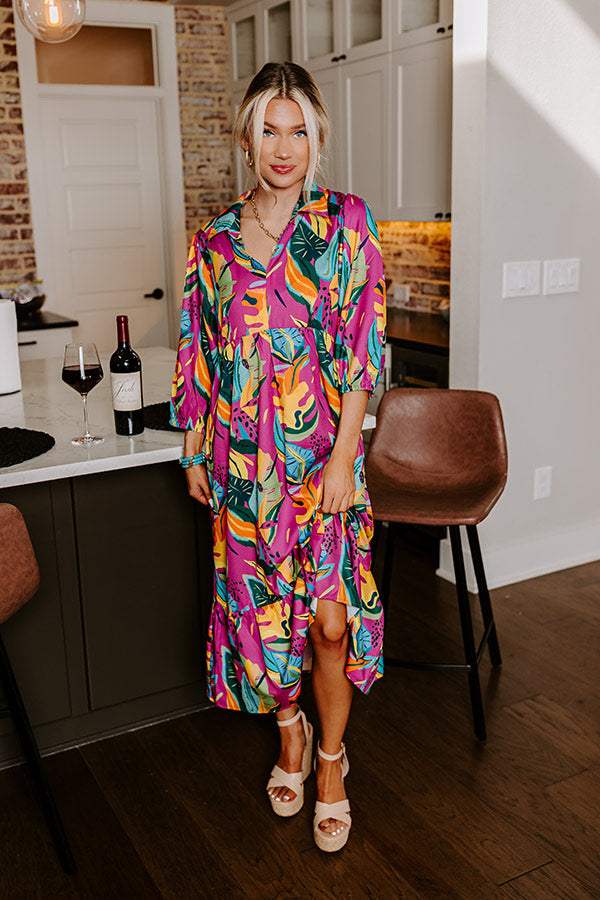 Traveling The Horizon Midi In Orchid Image - 2