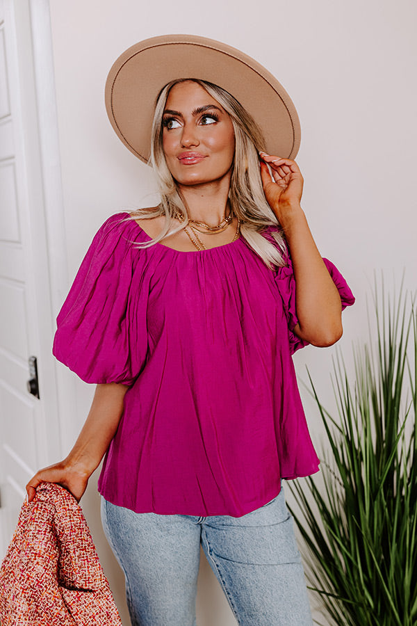 City Dream Shift Top In Orchid