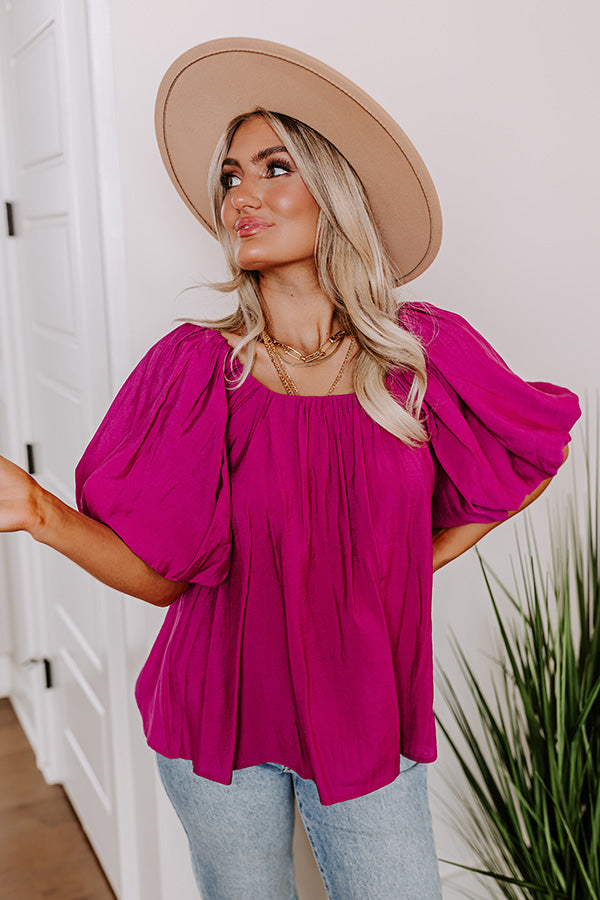 City Dream Shift Top In Orchid Image - 4