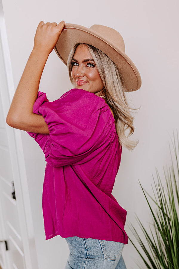 City Dream Shift Top In Orchid Image - 3