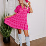 Dancing In The Sun Babydoll Dress In Pink Image - 1