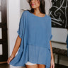 Tranquil Time Shift Top In Airy Blue Image - 1