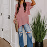 Tranquil Time Shift Top In Blush Image - 1