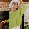Luxe Lane Shift Top In Lime Image - 1